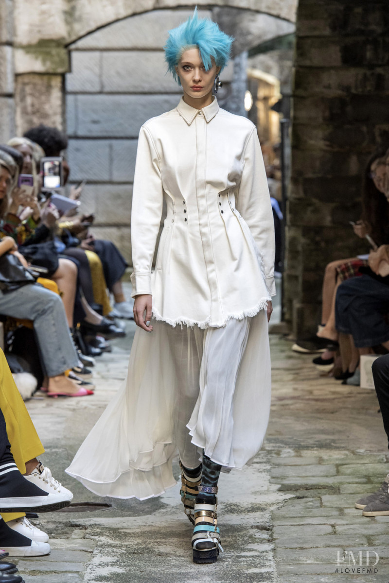 Tanya Katysheva featured in  the Fyodor Golan fashion show for Spring/Summer 2020