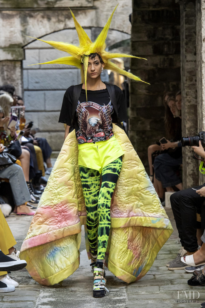 Dayane Gomes featured in  the Fyodor Golan fashion show for Spring/Summer 2020