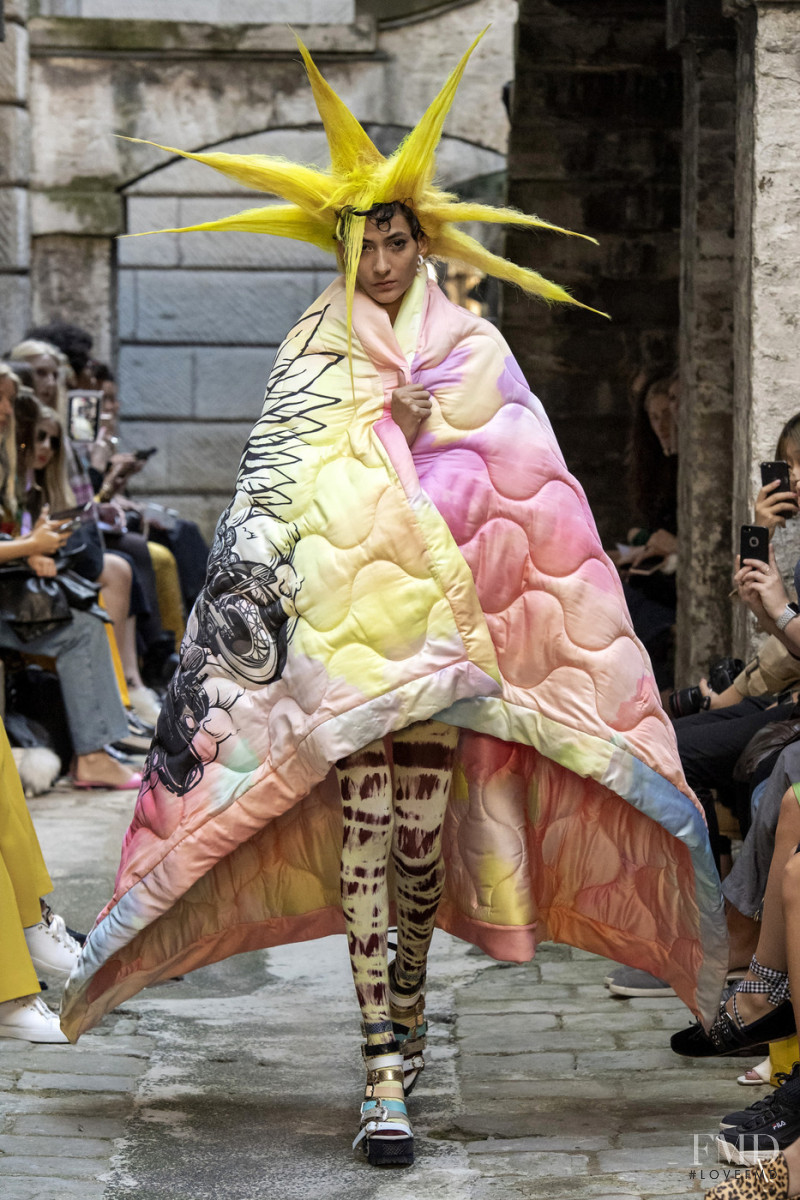 Dayane Gomes featured in  the Fyodor Golan fashion show for Spring/Summer 2020