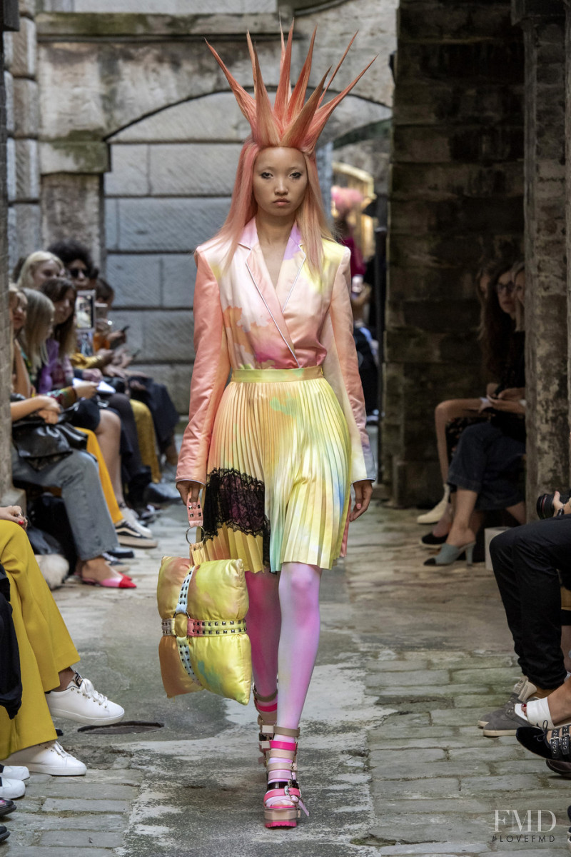 Zhong Liye featured in  the Fyodor Golan fashion show for Spring/Summer 2020