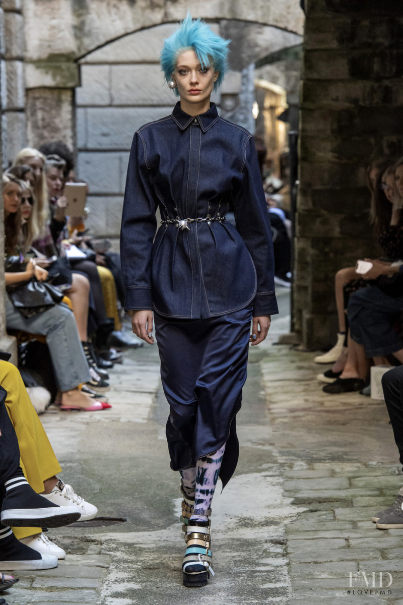 Tanya Katysheva featured in  the Fyodor Golan fashion show for Spring/Summer 2020