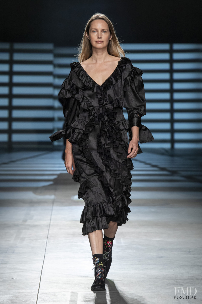 Cecilia Chancellor featured in  the Preen by Thornton Bregazzi fashion show for Spring/Summer 2020
