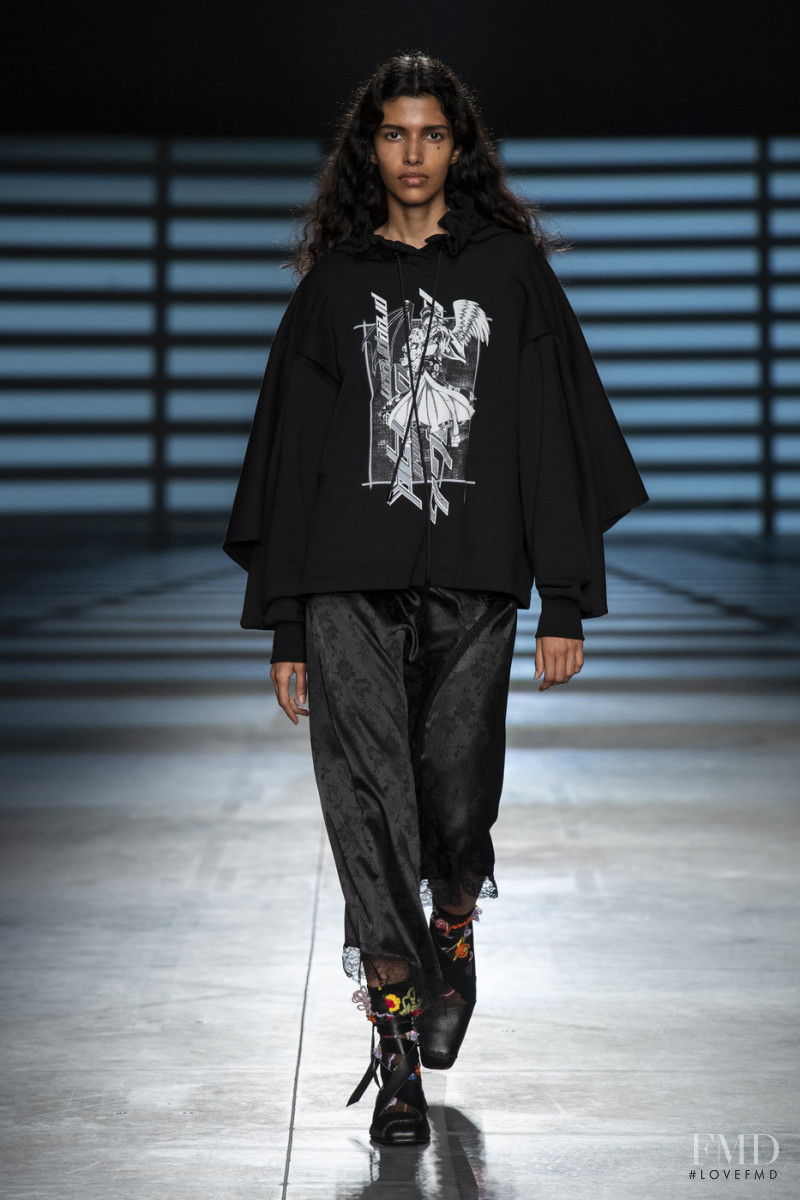 Pooja Mor featured in  the Preen by Thornton Bregazzi fashion show for Spring/Summer 2020