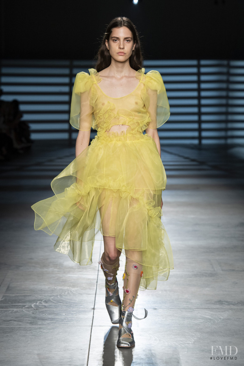 Denise Ascuet featured in  the Preen by Thornton Bregazzi fashion show for Spring/Summer 2020