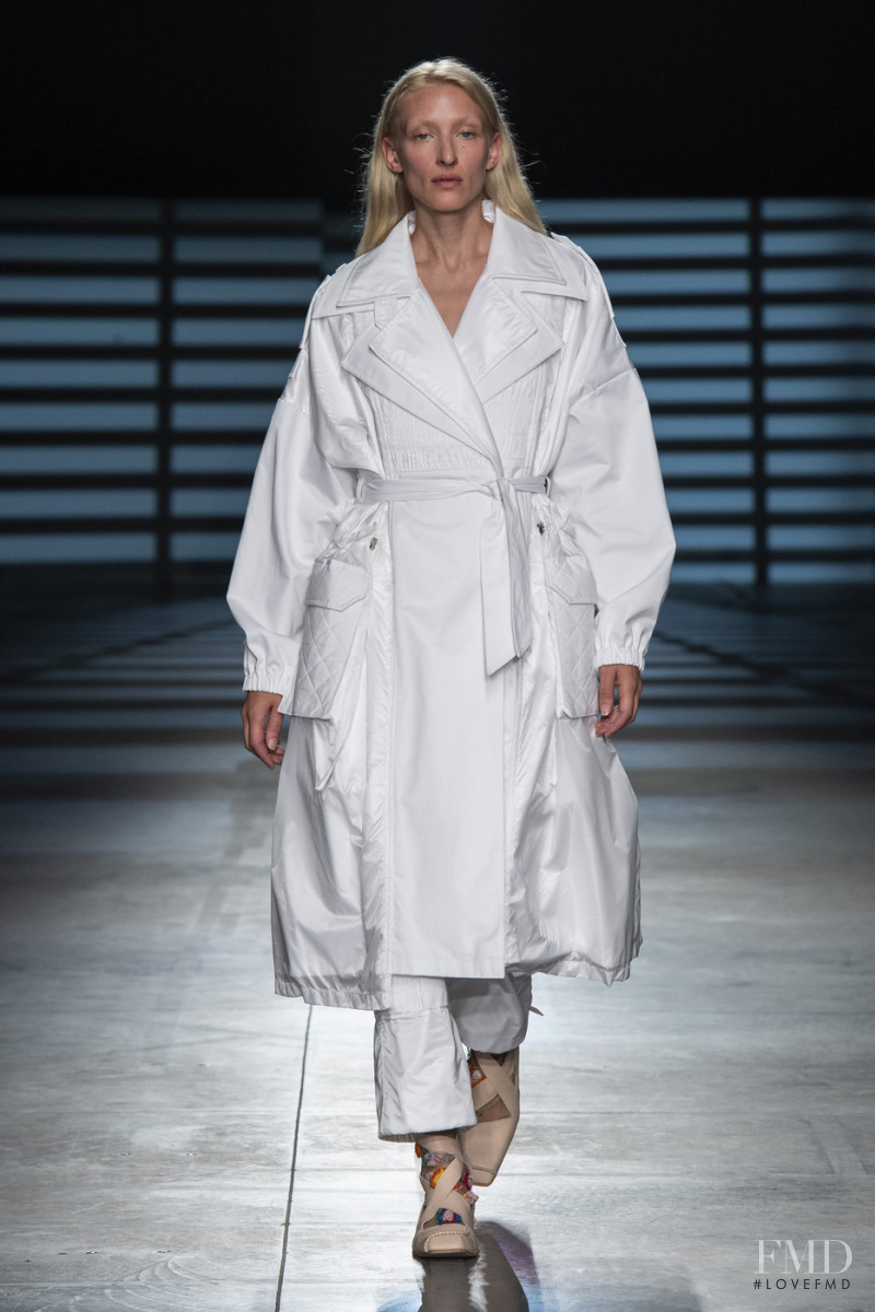 Maggie Maurer featured in  the Preen by Thornton Bregazzi fashion show for Spring/Summer 2020