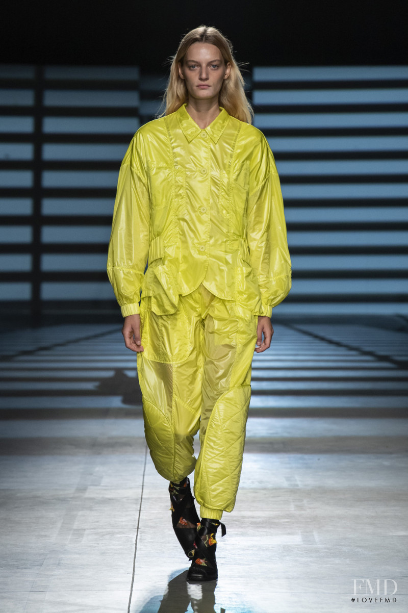 Milena Feuerer featured in  the Preen by Thornton Bregazzi fashion show for Spring/Summer 2020