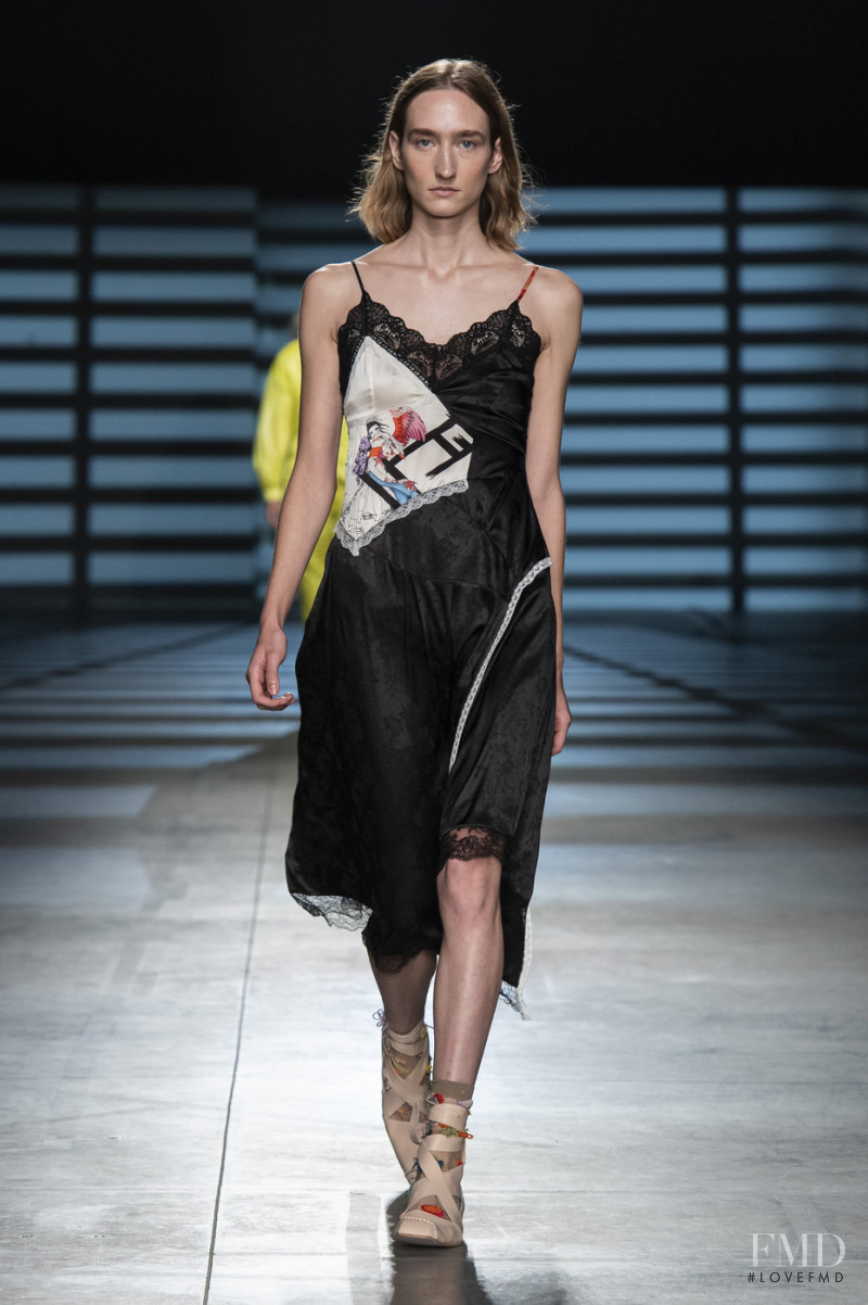 Tamara Long featured in  the Preen by Thornton Bregazzi fashion show for Spring/Summer 2020