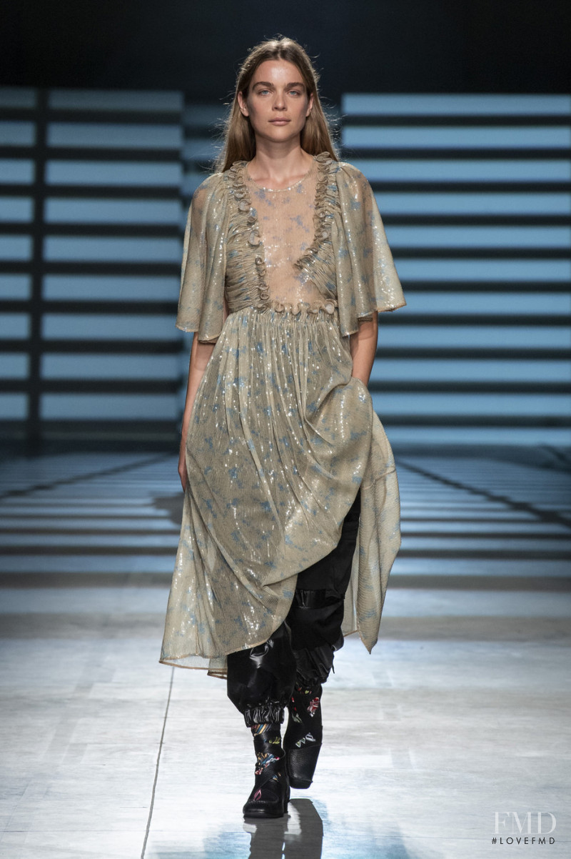 Kim Noorda featured in  the Preen by Thornton Bregazzi fashion show for Spring/Summer 2020