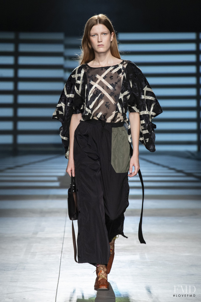Tessa Bruinsma featured in  the Preen by Thornton Bregazzi fashion show for Spring/Summer 2020