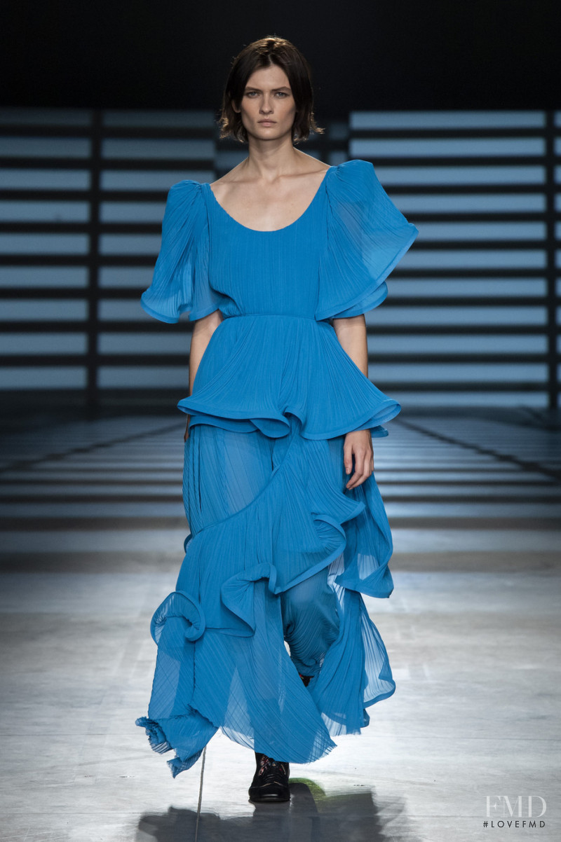Lara Mullen featured in  the Preen by Thornton Bregazzi fashion show for Spring/Summer 2020