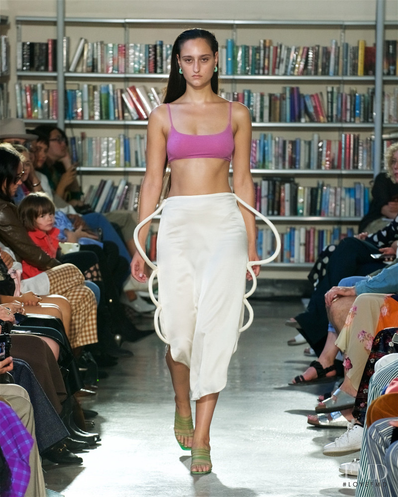 Jess Maybury featured in  the Rejina Pyo fashion show for Spring/Summer 2020