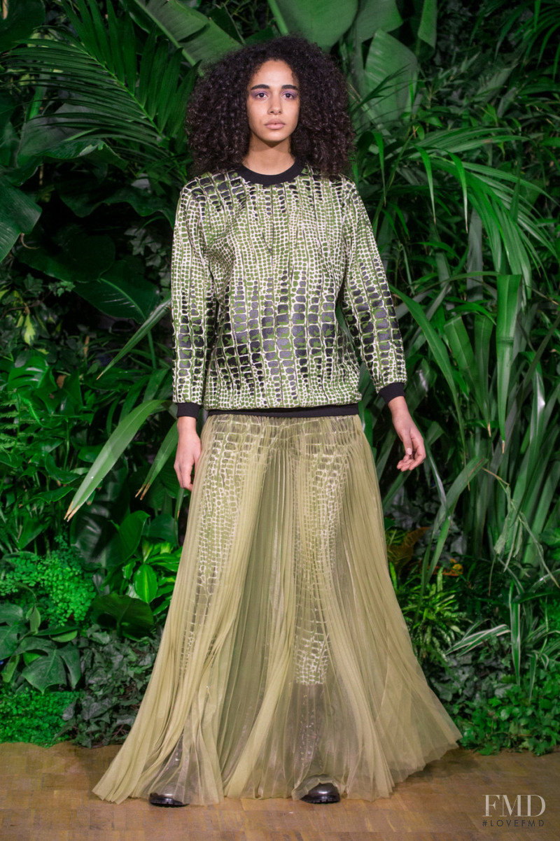 Hoda El Hadef featured in  the Vionnet fashion show for Autumn/Winter 2018