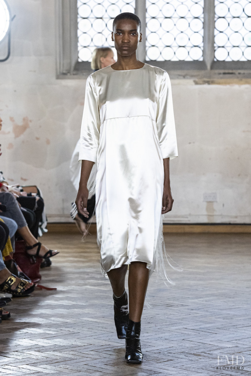 Nayara Oliveira featured in  the Sharon Wauchob fashion show for Spring/Summer 2020