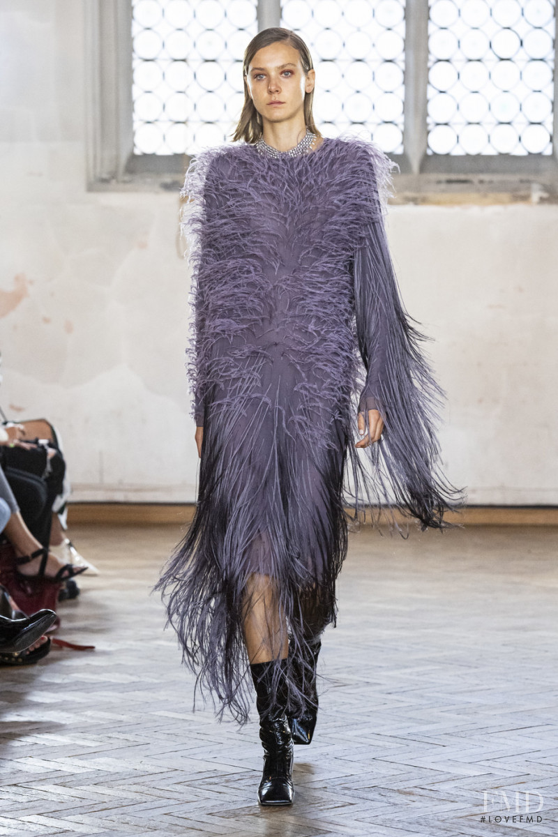 Phillipa Hemphrey featured in  the Sharon Wauchob fashion show for Spring/Summer 2020