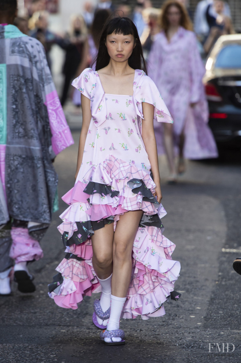 Zhong Liye featured in  the Natasha Zinko fashion show for Spring/Summer 2020