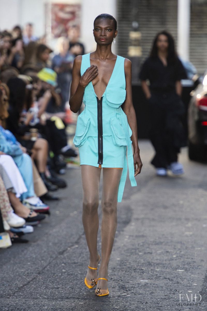 Debra Shaw featured in  the Natasha Zinko fashion show for Spring/Summer 2020