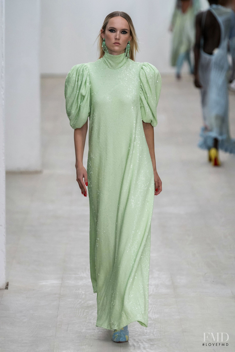 Harleth Kuusik featured in  the Roberta Einer fashion show for Spring/Summer 2020