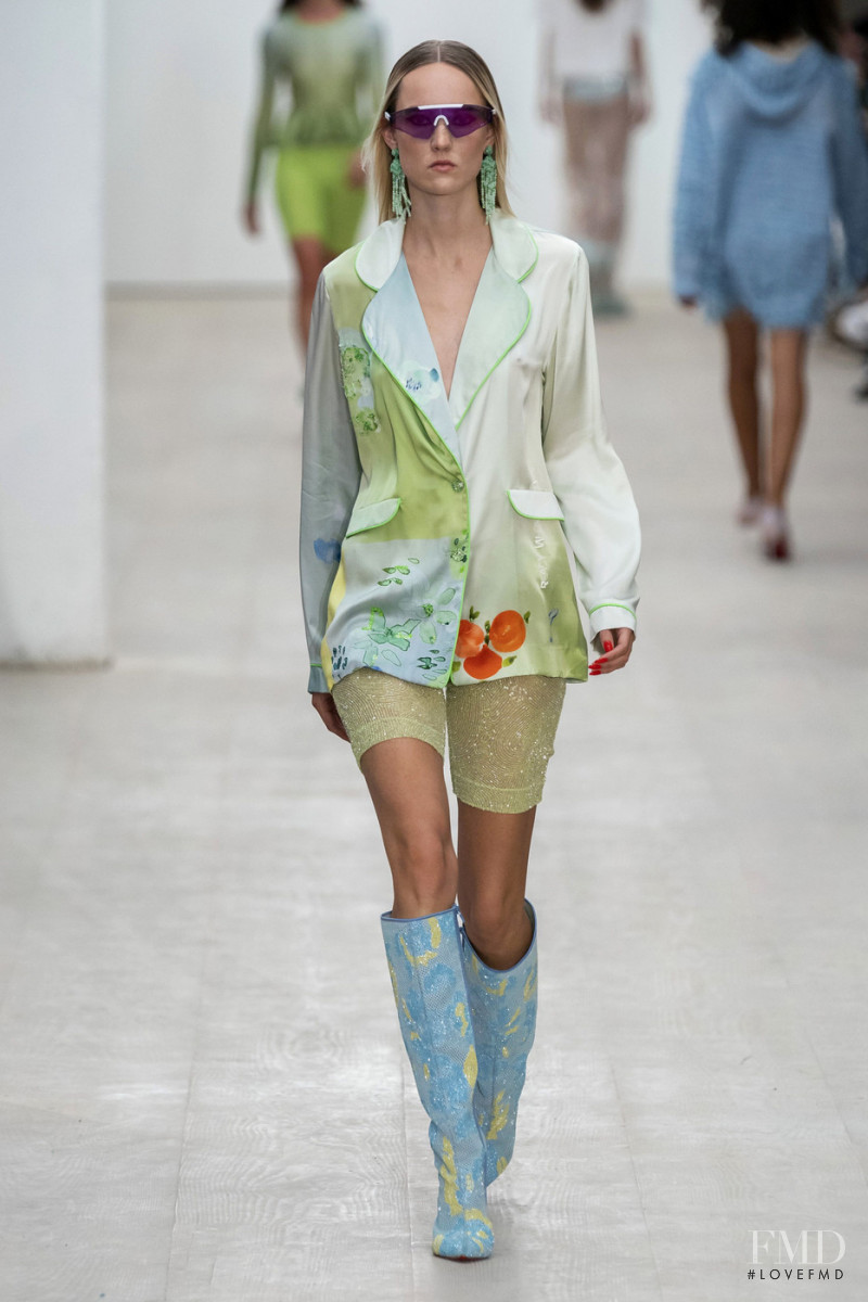 Harleth Kuusik featured in  the Roberta Einer fashion show for Spring/Summer 2020