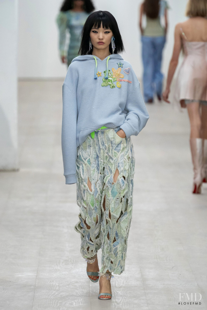 Jing Huang featured in  the Roberta Einer fashion show for Spring/Summer 2020