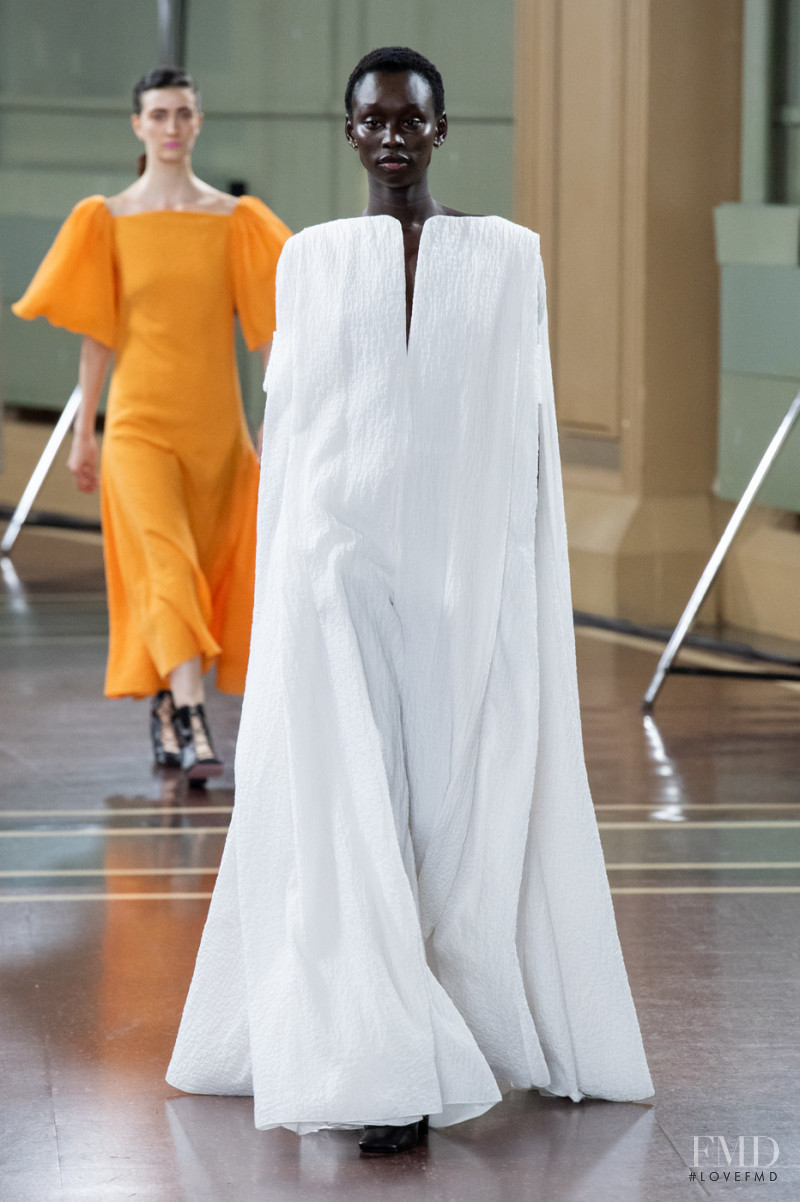 Sabah Koj featured in  the Emilia Wickstead fashion show for Spring/Summer 2020