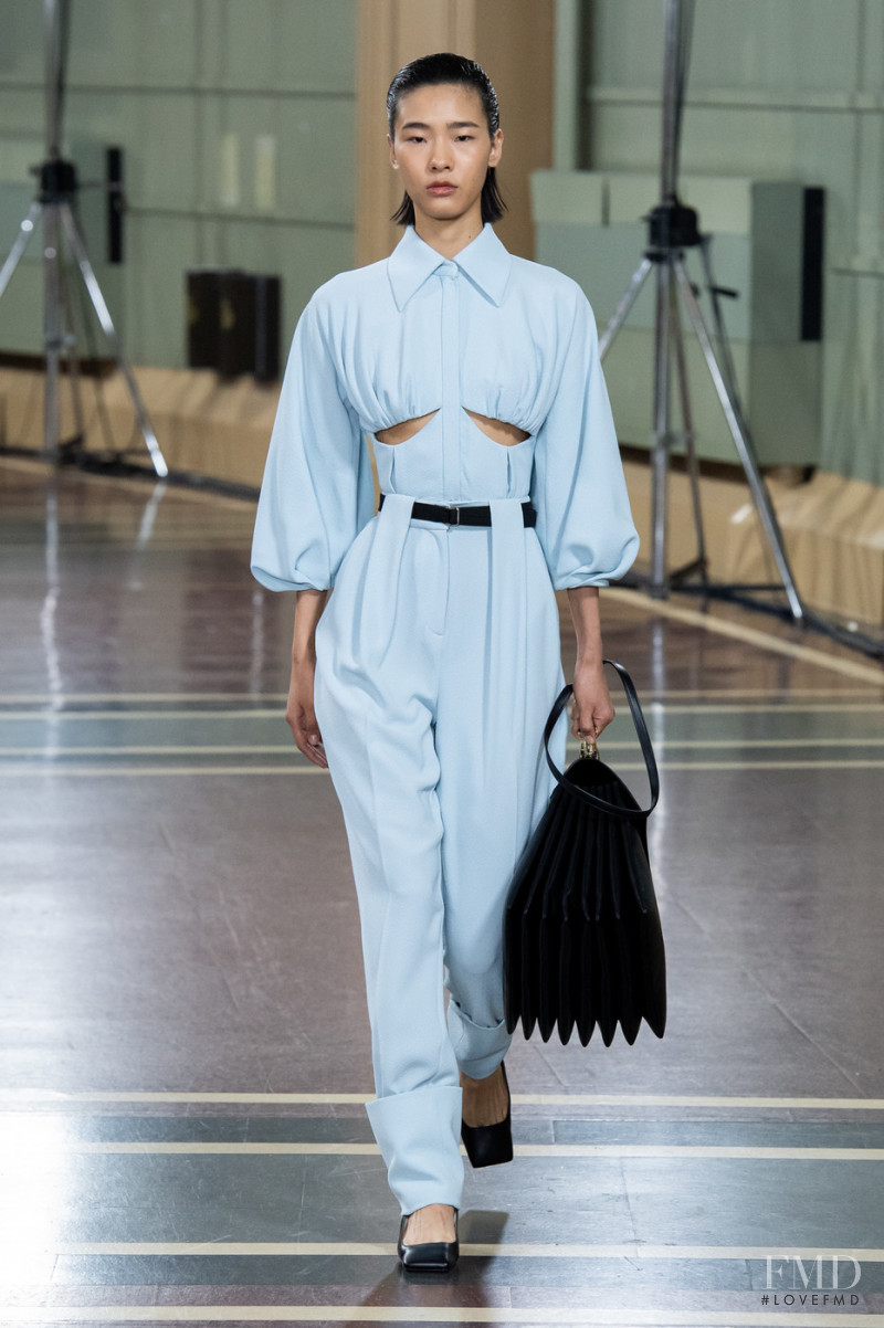 Rui Nan Dong featured in  the Emilia Wickstead fashion show for Spring/Summer 2020