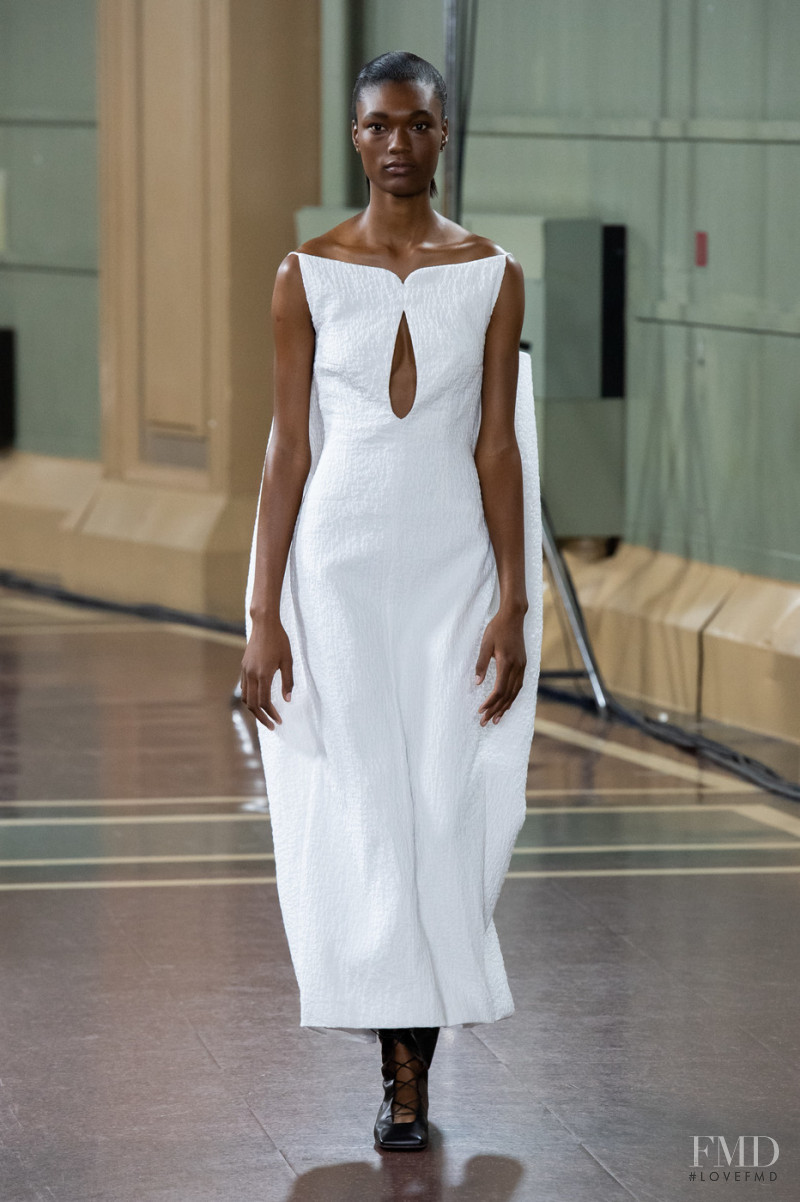 Naki Depass featured in  the Emilia Wickstead fashion show for Spring/Summer 2020