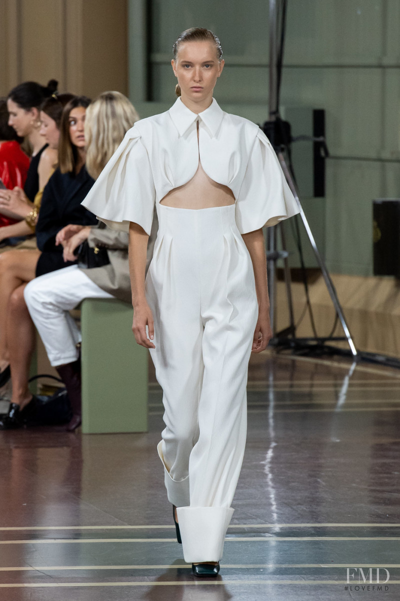 Kateryna Zub featured in  the Emilia Wickstead fashion show for Spring/Summer 2020