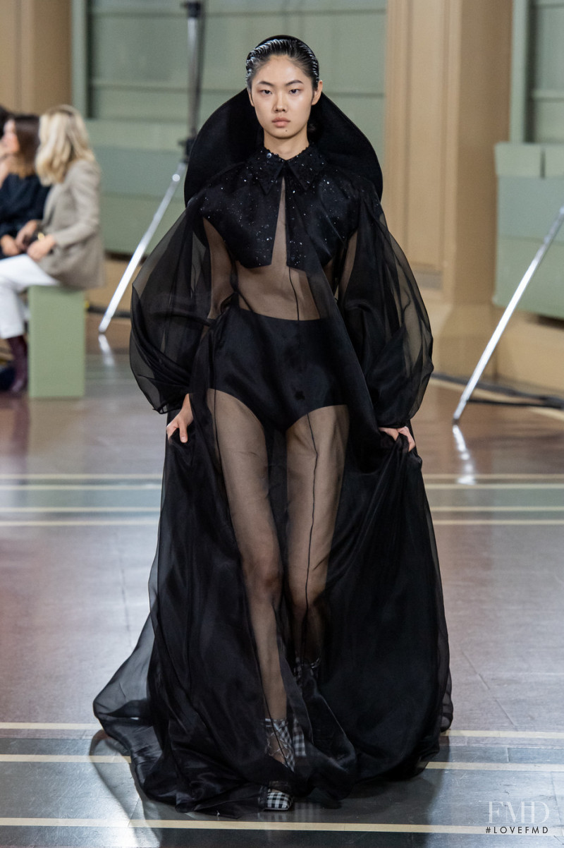 Sijia Kang featured in  the Emilia Wickstead fashion show for Spring/Summer 2020