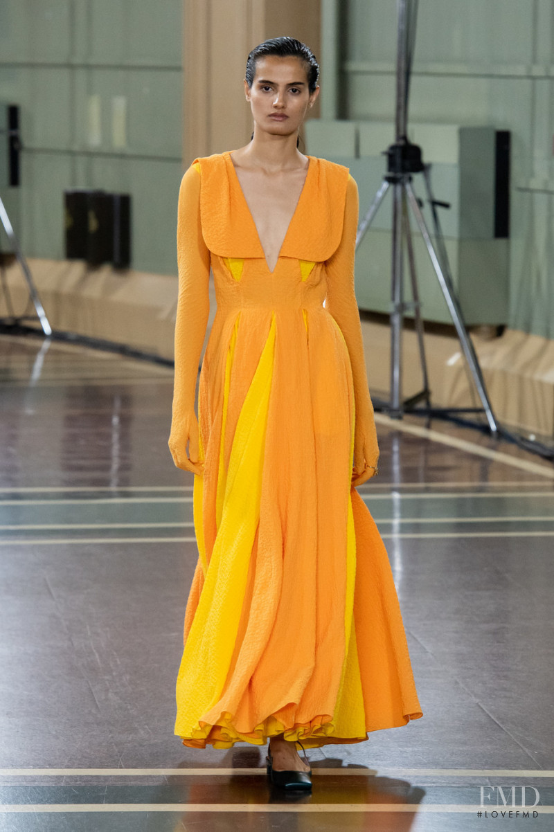 Dipti Sharma featured in  the Emilia Wickstead fashion show for Spring/Summer 2020