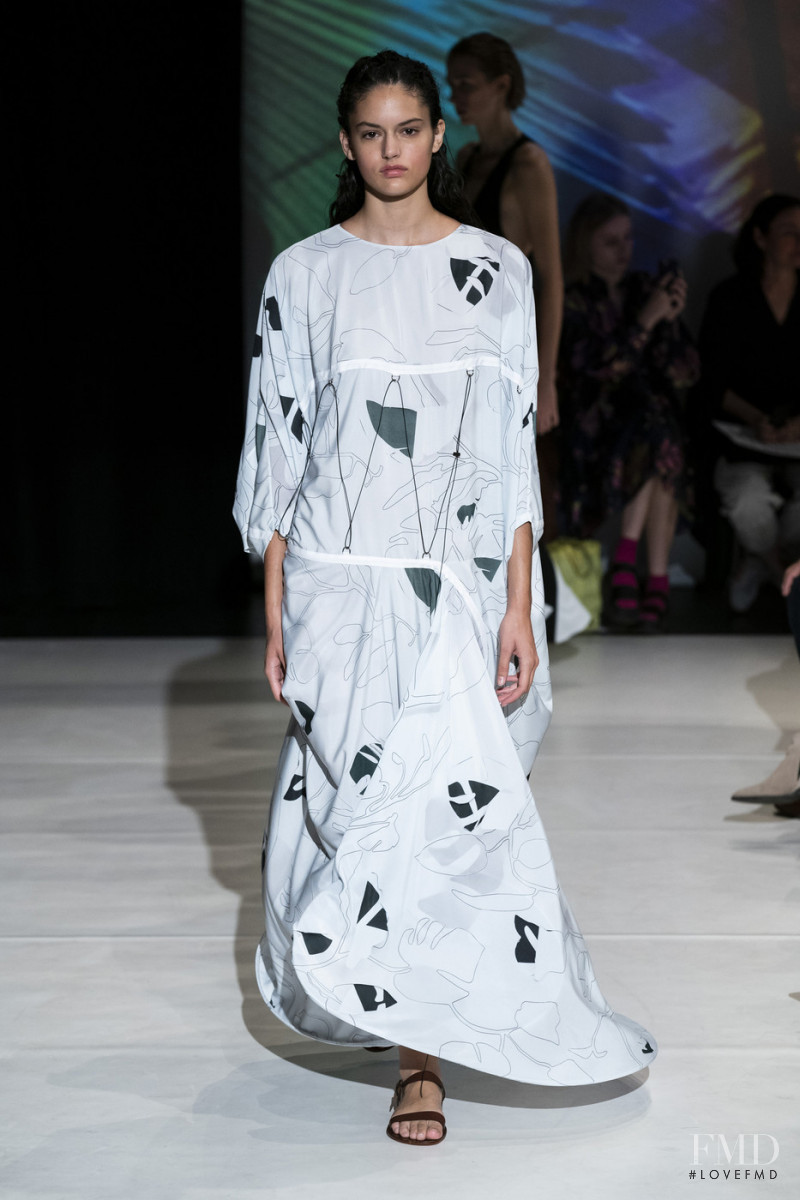 Nikki Vonsee featured in  the Hussein Chalayan fashion show for Spring/Summer 2020