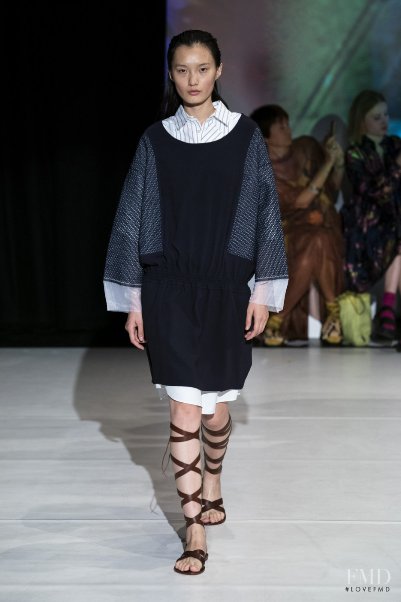 Liu Chunjie featured in  the Hussein Chalayan fashion show for Spring/Summer 2020