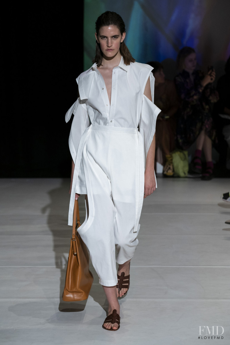 Veronica Manavella featured in  the Hussein Chalayan fashion show for Spring/Summer 2020