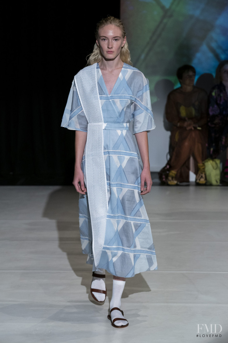 Vivien Feher featured in  the Hussein Chalayan fashion show for Spring/Summer 2020
