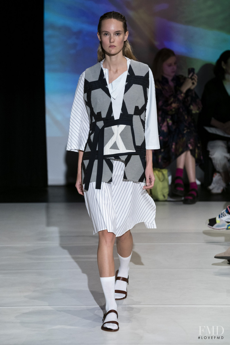 Harleth Kuusik featured in  the Hussein Chalayan fashion show for Spring/Summer 2020