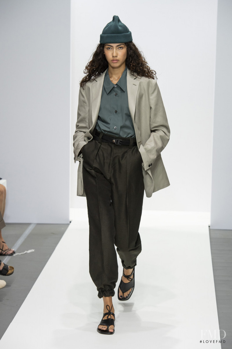 Morgan Fernandez featured in  the Margaret Howell fashion show for Spring/Summer 2020