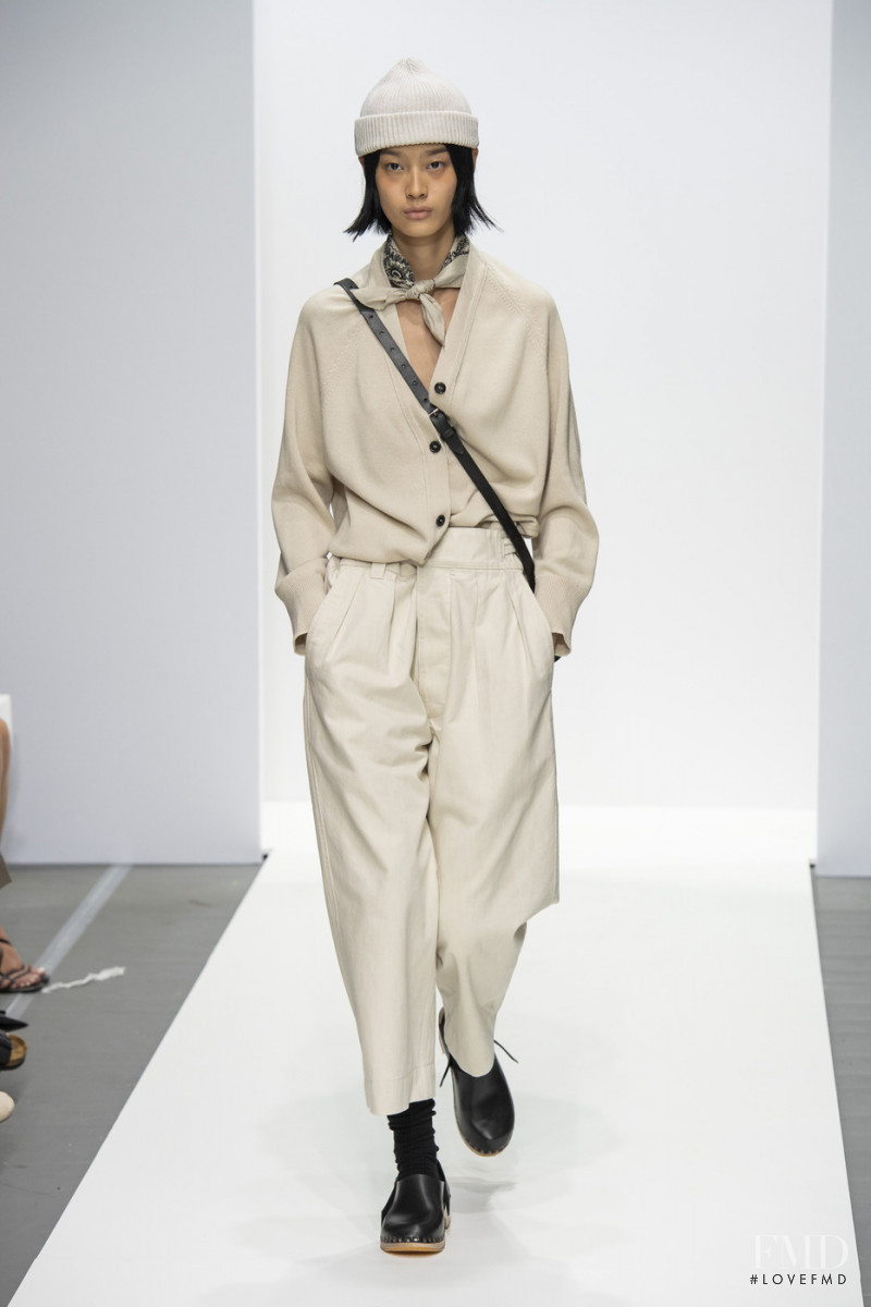 Jiang Ruiqi featured in  the Margaret Howell fashion show for Spring/Summer 2020