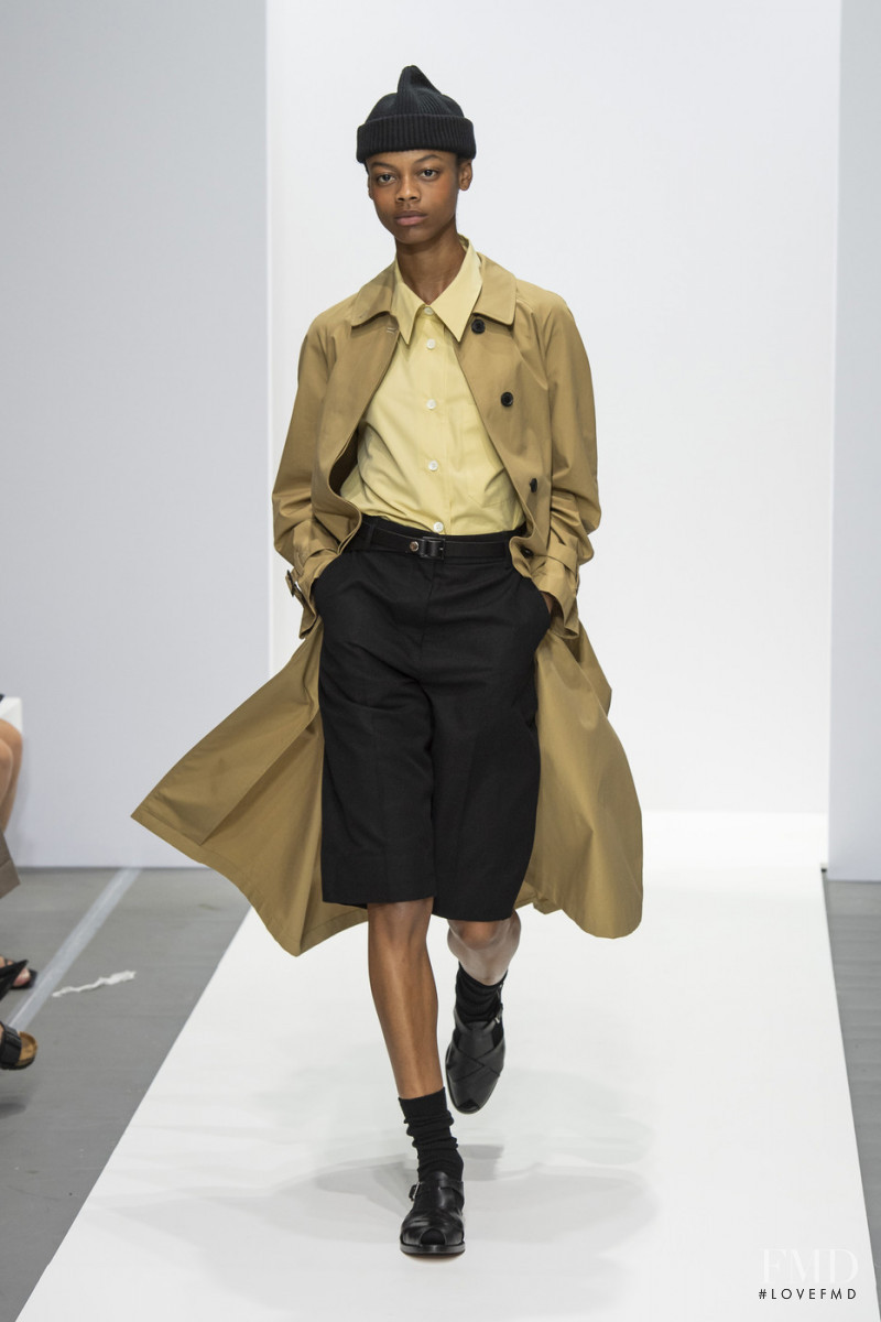 Aaliyah Hydes featured in  the Margaret Howell fashion show for Spring/Summer 2020