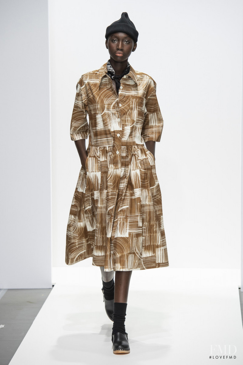 Diarra Samb featured in  the Margaret Howell fashion show for Spring/Summer 2020