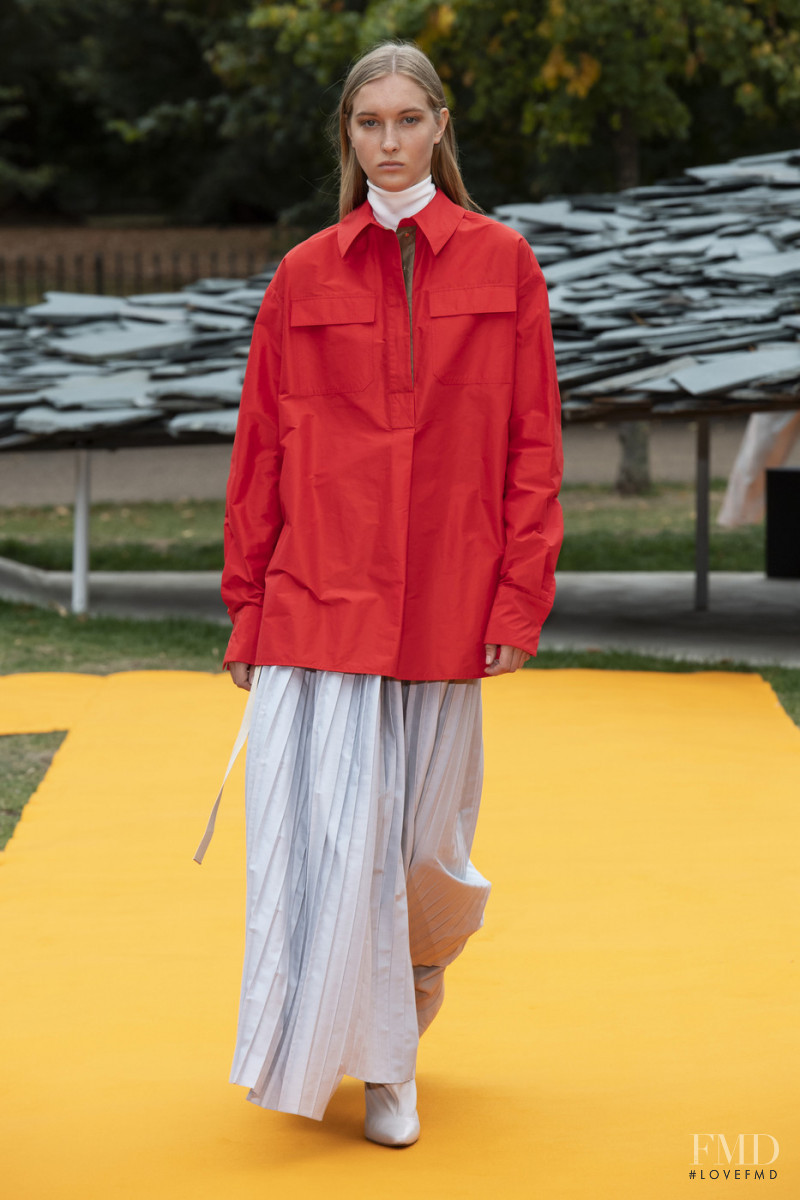 Kateryna Zub featured in  the Roksanda Ilincic fashion show for Spring/Summer 2020