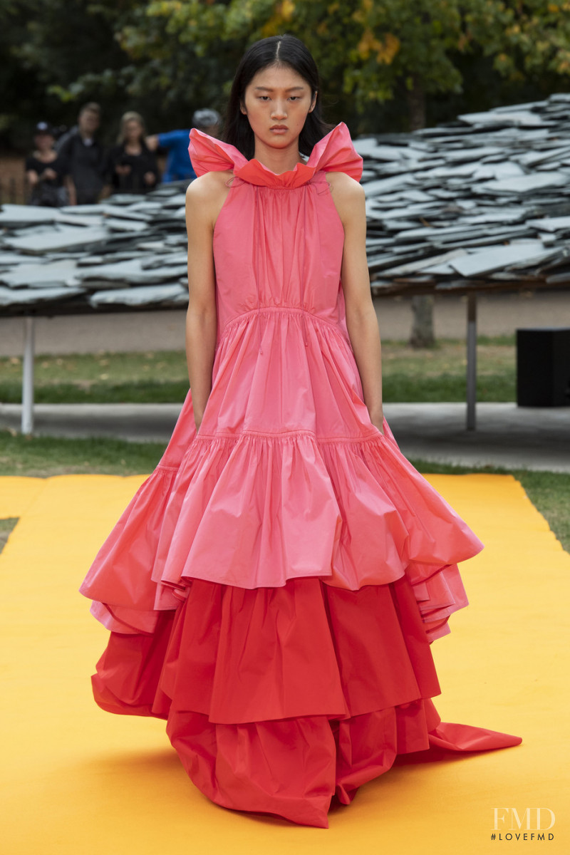 Yilan Hua featured in  the Roksanda Ilincic fashion show for Spring/Summer 2020