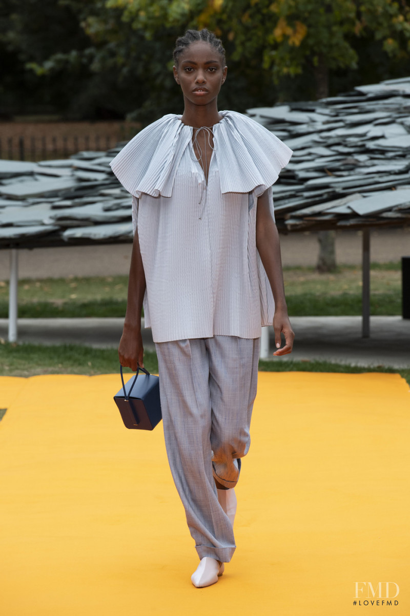 Laurina Lubino featured in  the Roksanda Ilincic fashion show for Spring/Summer 2020