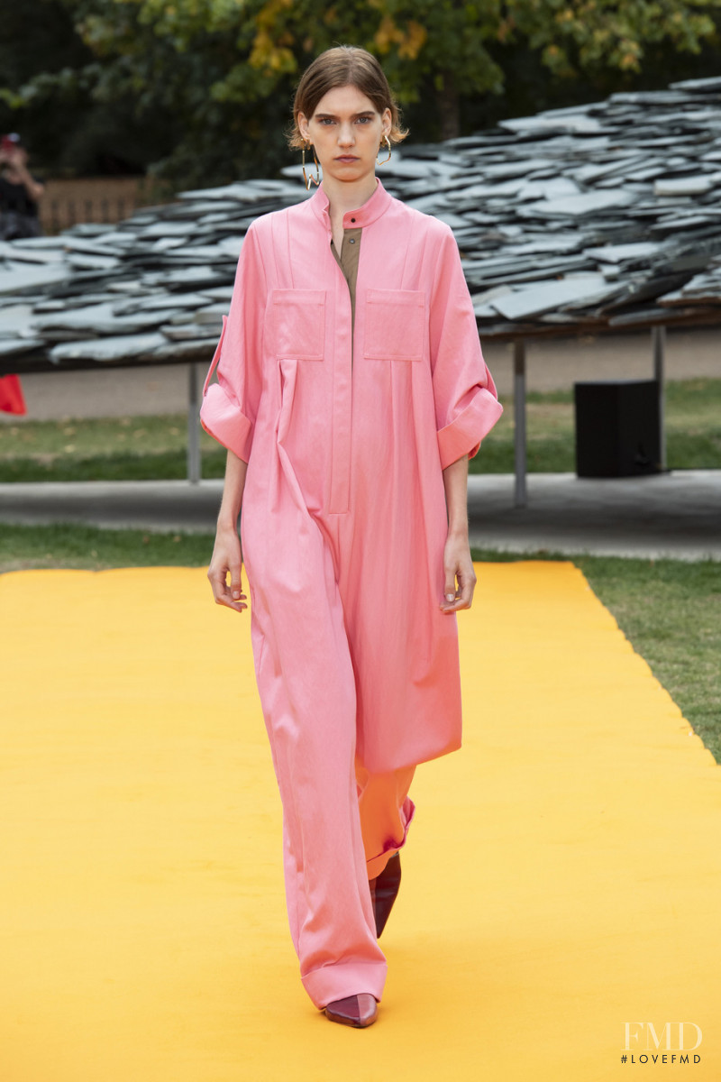 Ilya Vermeulen featured in  the Roksanda Ilincic fashion show for Spring/Summer 2020