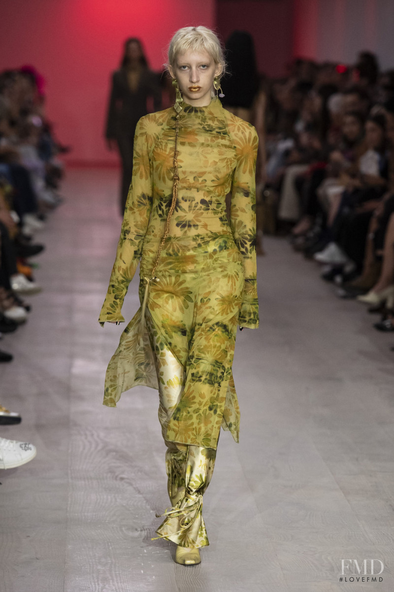 Iman Kaumann featured in  the Charlotte Knowles fashion show for Spring/Summer 2020