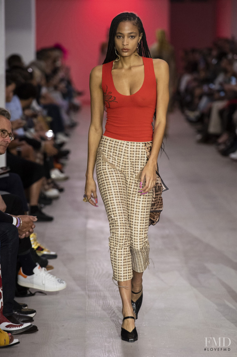 Brionka Halbert featured in  the Charlotte Knowles fashion show for Spring/Summer 2020