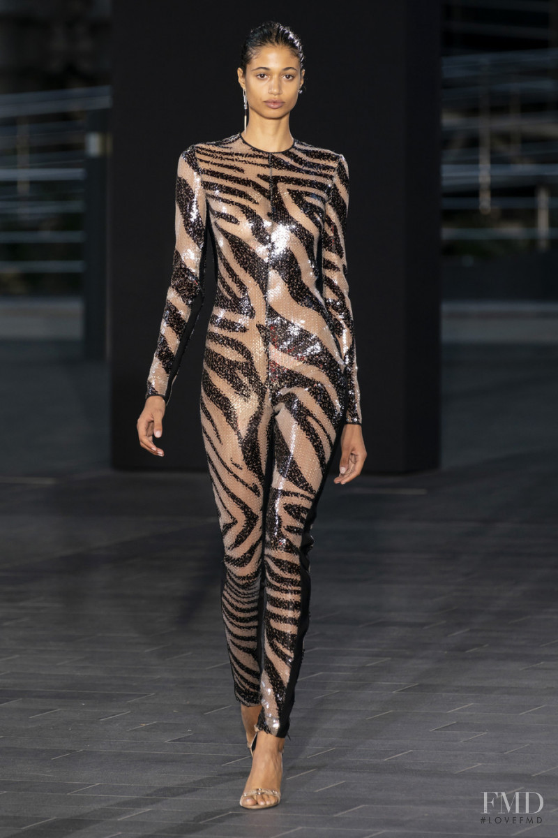 Malika El Maslouhi featured in  the David Koma fashion show for Spring/Summer 2020