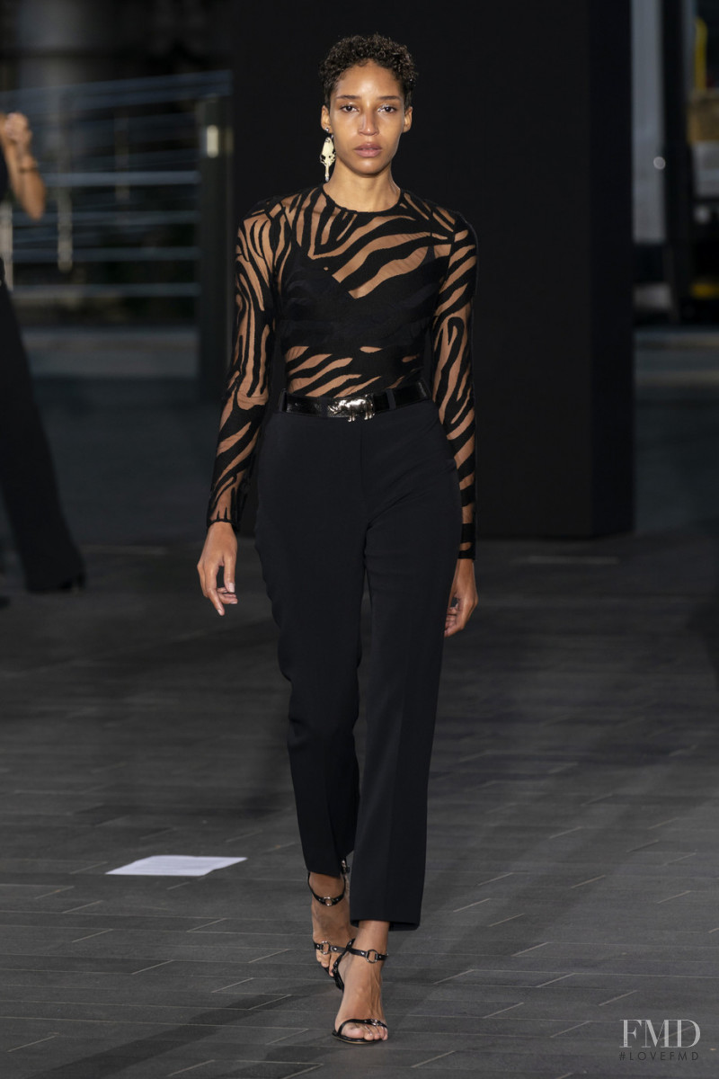 Ishioma Okenmor featured in  the David Koma fashion show for Spring/Summer 2020