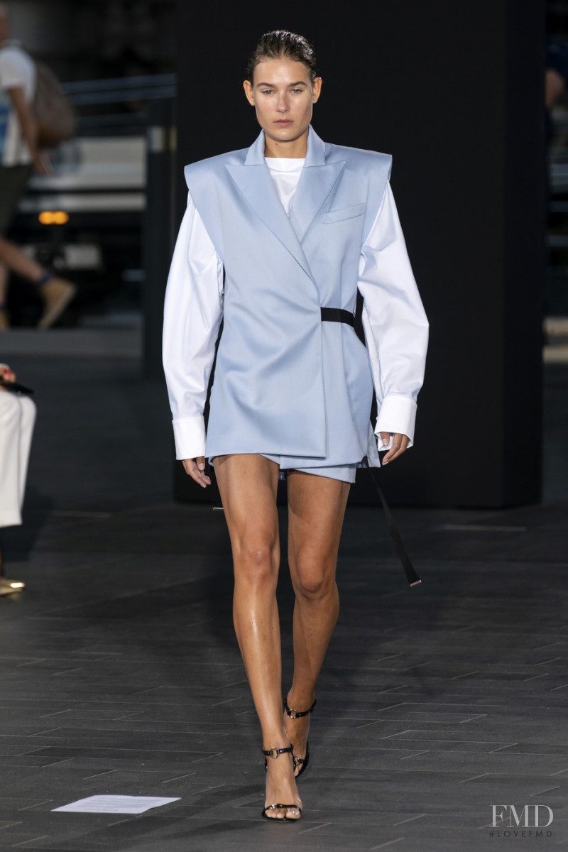 Vera Van Erp featured in  the David Koma fashion show for Spring/Summer 2020
