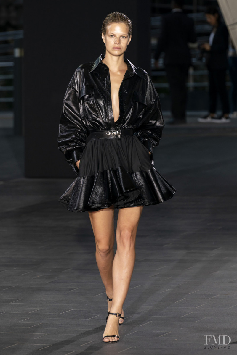Nadine Leopold featured in  the David Koma fashion show for Spring/Summer 2020