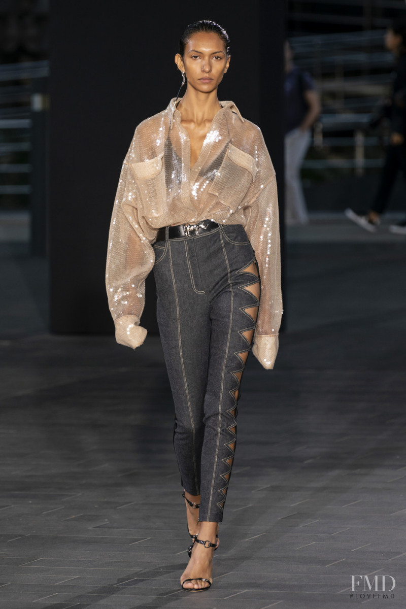 Mayara Moreno featured in  the David Koma fashion show for Spring/Summer 2020