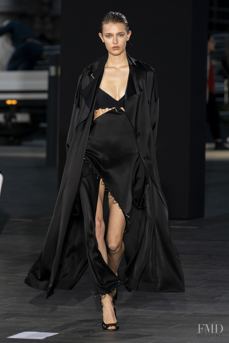 Merel Zoet featured in  the David Koma fashion show for Spring/Summer 2020